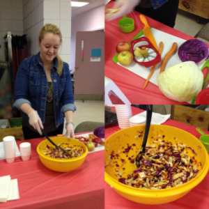 Eat Smart New York Nutritionist Molly Howell prepares food during a demonstration on healthy eating. She will be at Prendergast Library for a series of five classes starting at 11 a.m. Monday, Sept. 19.