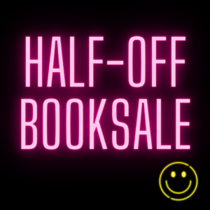 Half off booksale