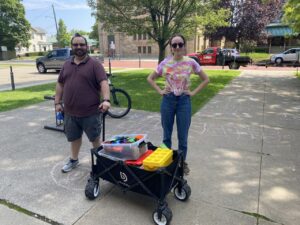Staff can bring our Mobile Makerspace into the community!