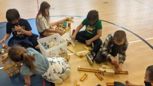 Kids enjoy our Mobile Makerspace activities