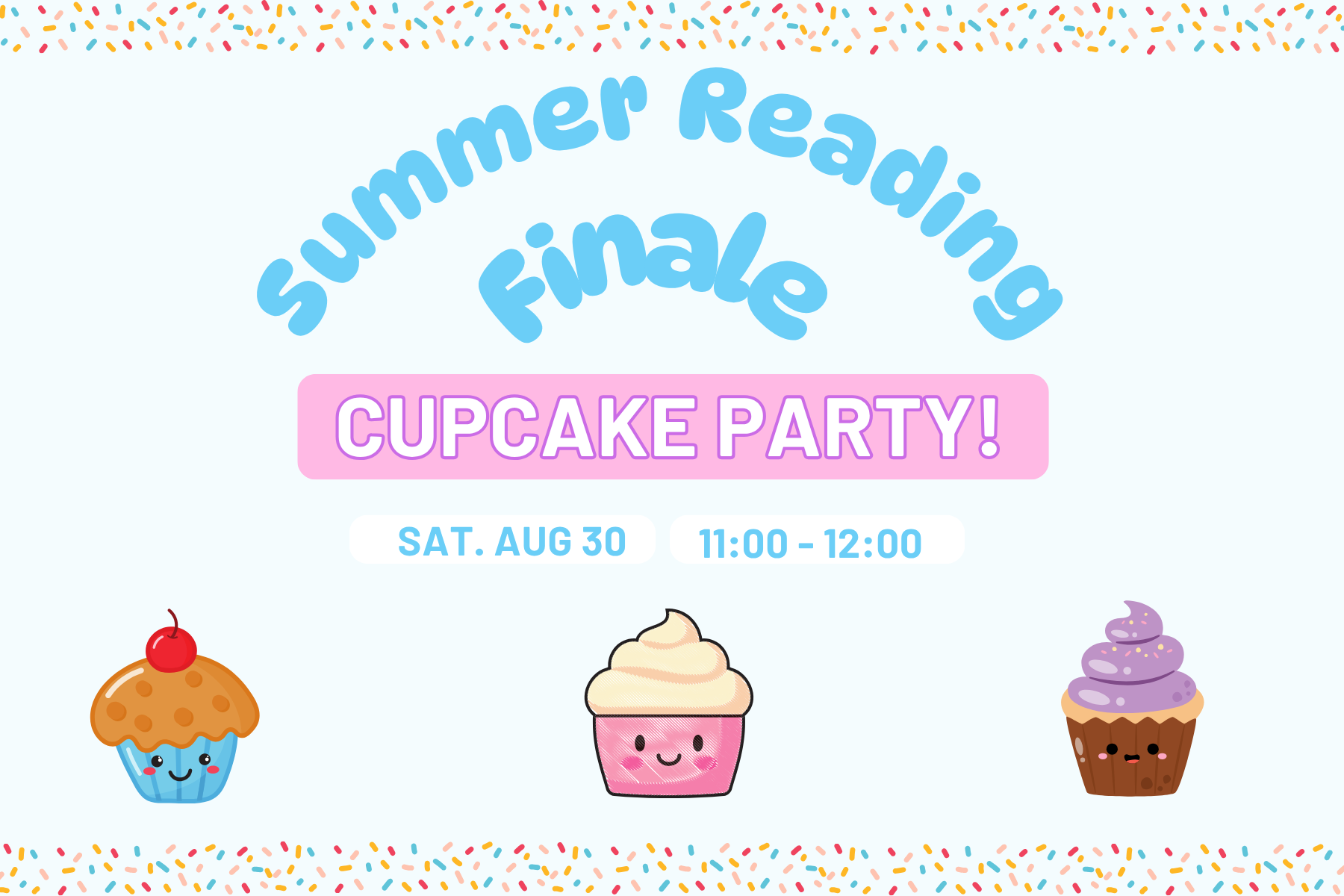 Summer Reading Finale Cupcake Party