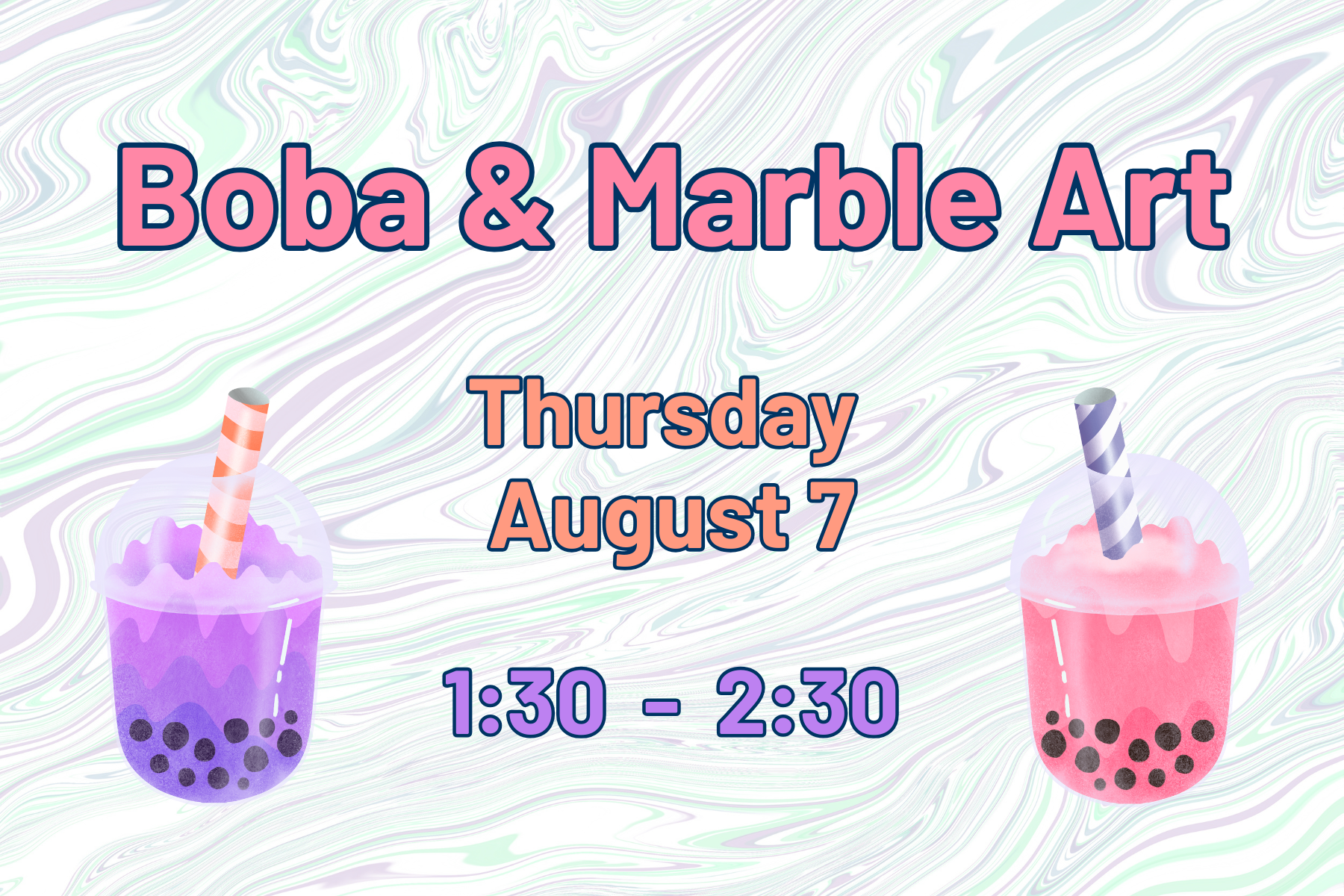 Boba and Marble Art